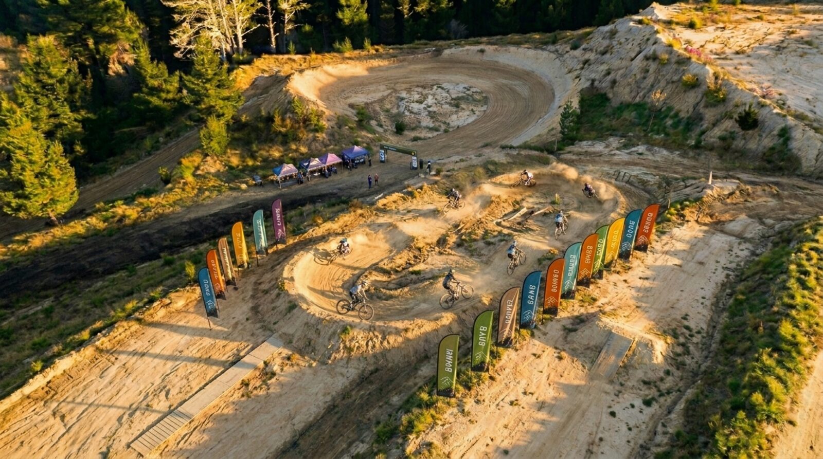 Mountain bike racing